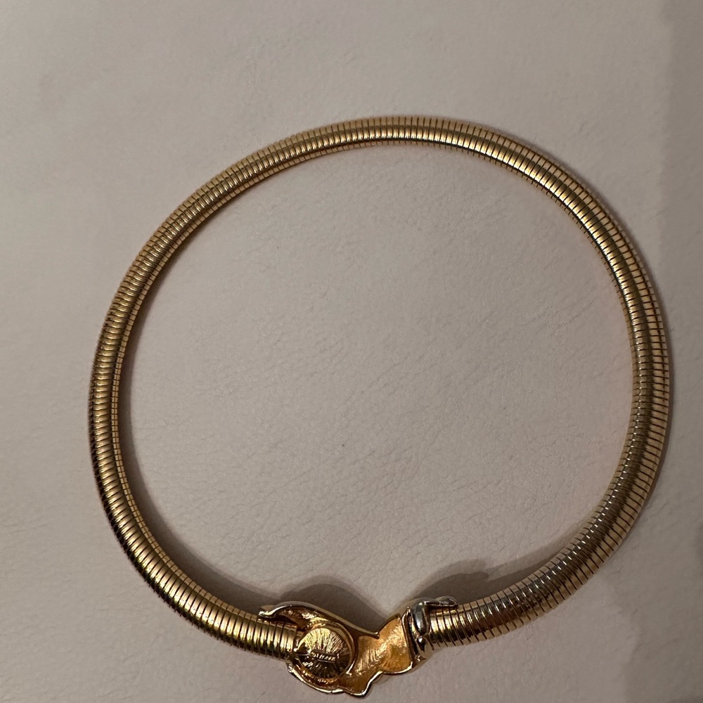 Gold plated Monet Choker - Picture 13 of 14